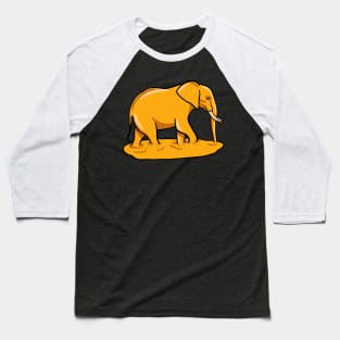 Golden Elephant Melting Baseball T-Shirt